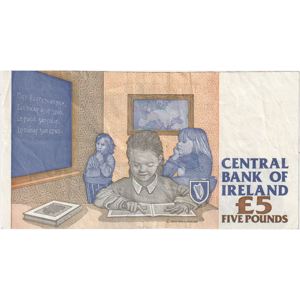 REPUBBLICA D’IRLANDA, 5 Pounds, BB