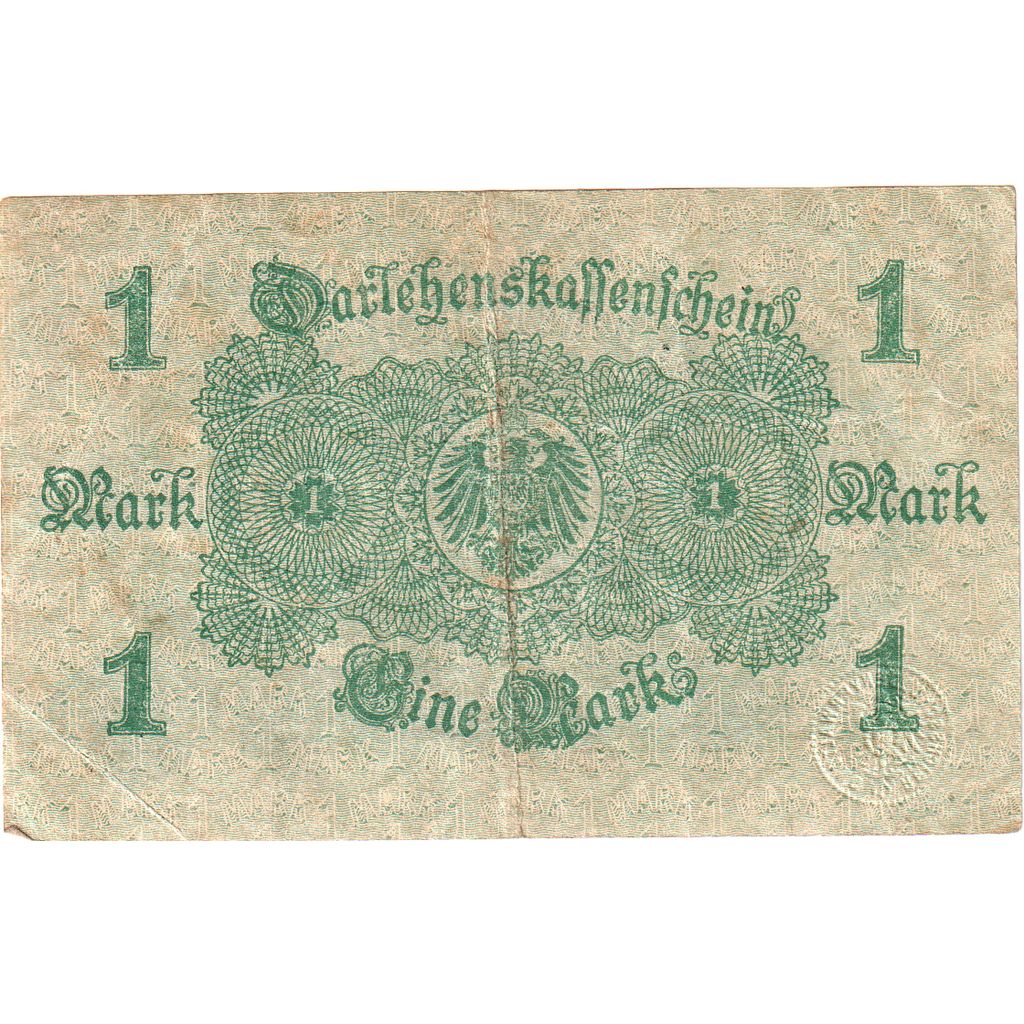 Deutschland, 1 Mark, 1914-08-12, UNZ-