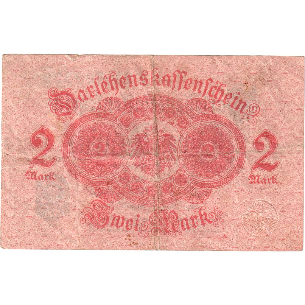 Deutschland, 2 Mark, 1914-08-12, SS