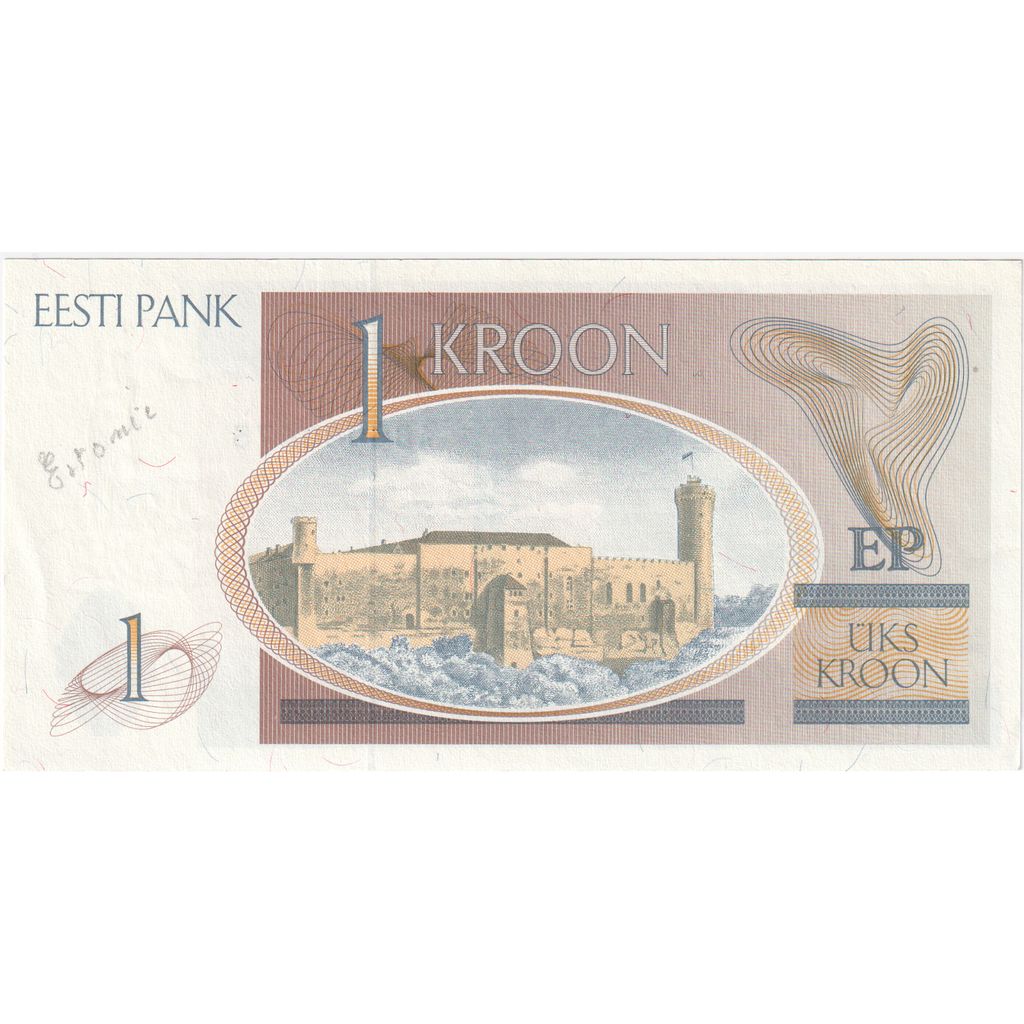 Estonia, 1 Kroon, UNC(63)