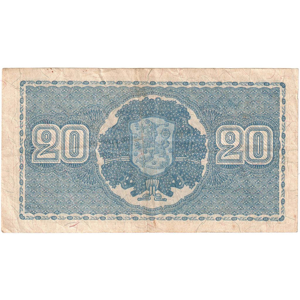 Finland, 20 Markkaa, VF(20-25)