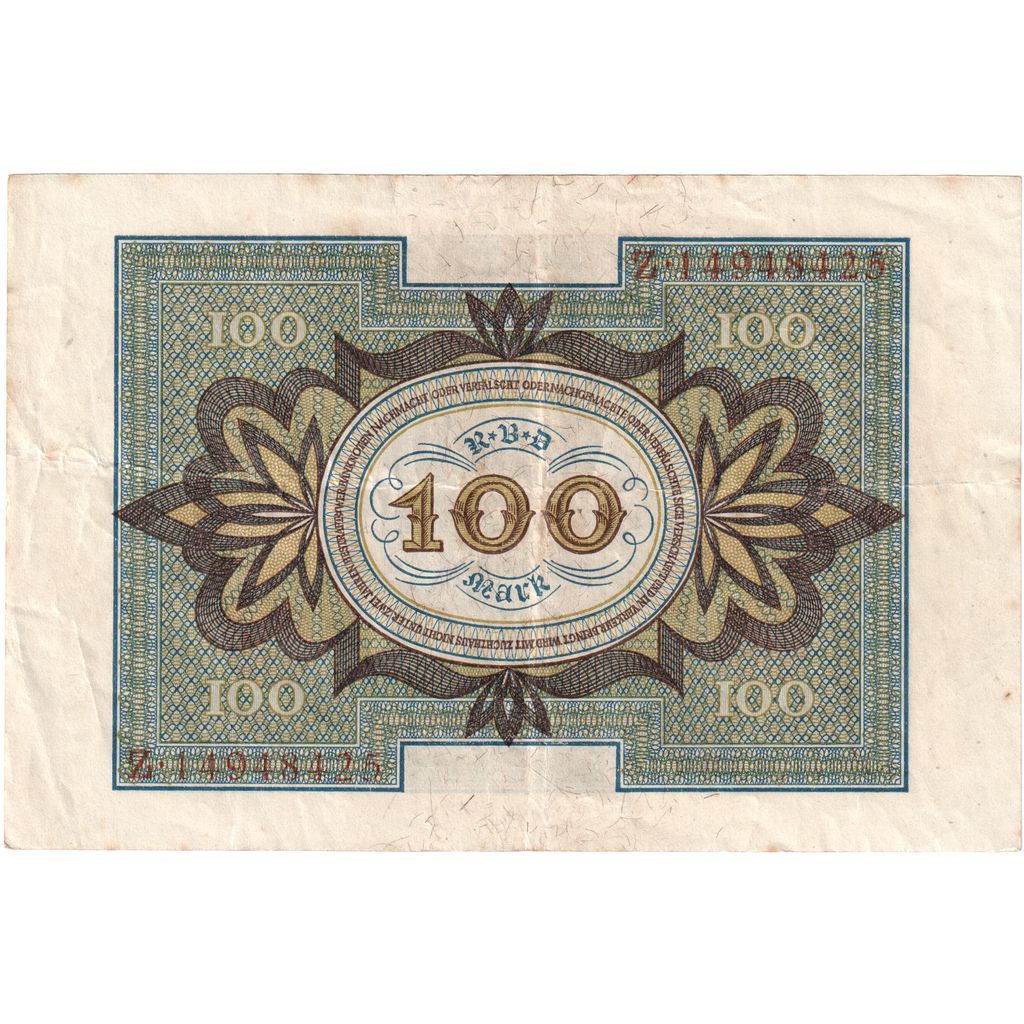 Deutschland, 100 Mark, 1920-11-01, VZ