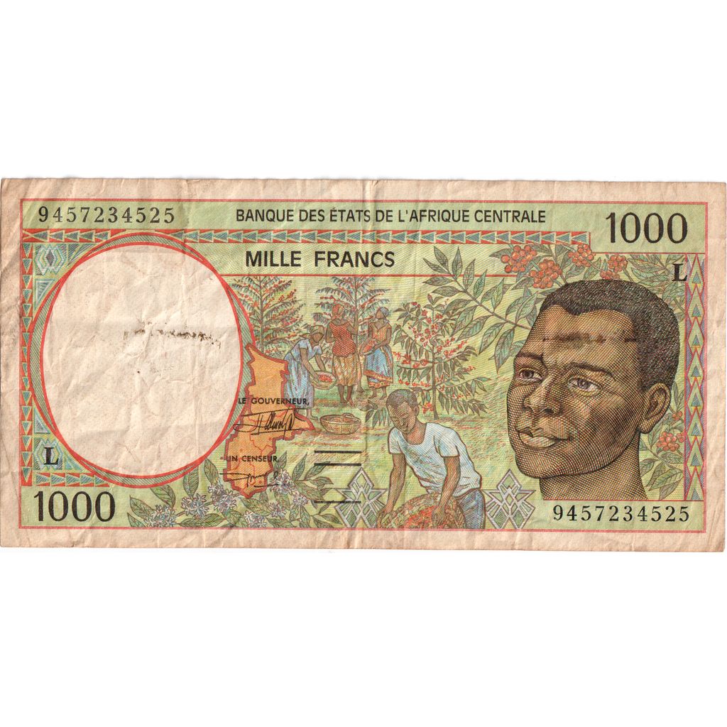 Central African States, 1000 Francs, UNC(65-70)