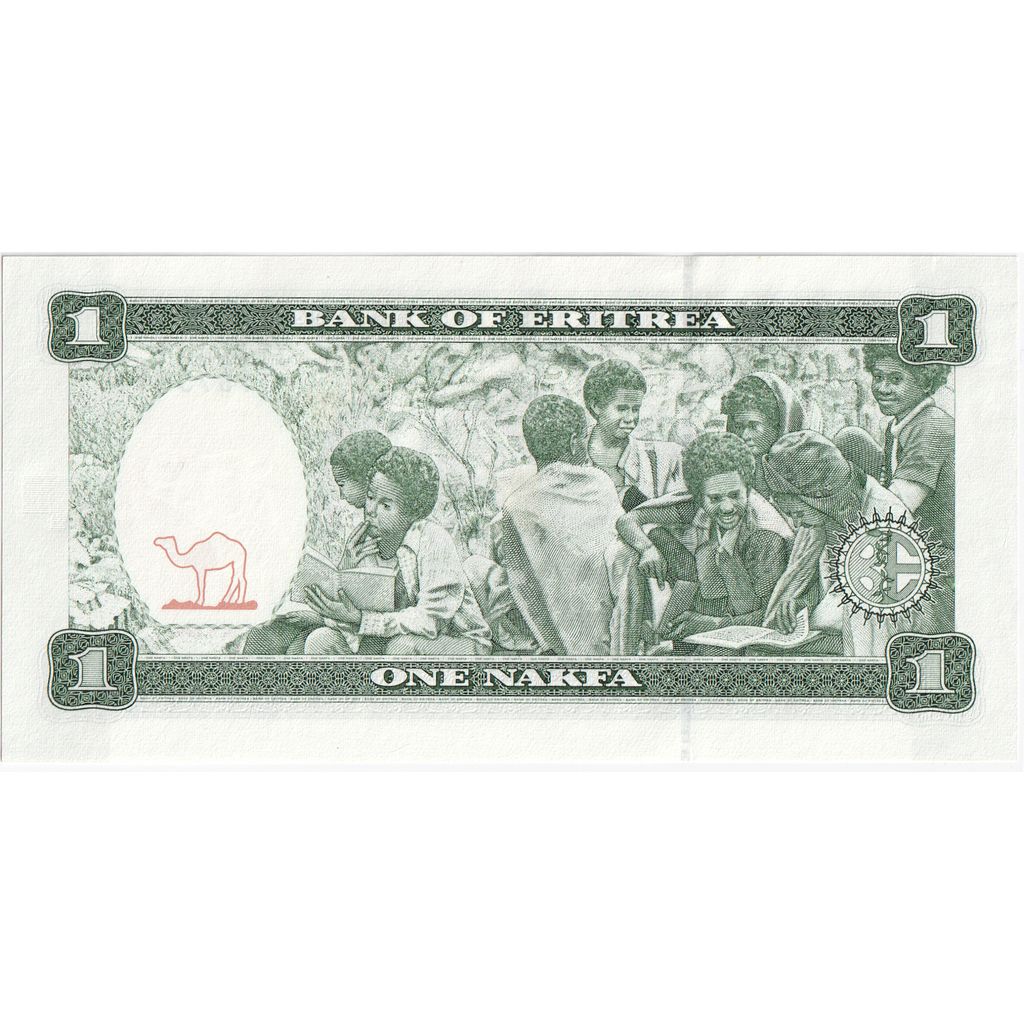 Banknote, Eritrea, 1 Nakfa, 1997, 1997-05-24, KM:1, UNC(65-70)