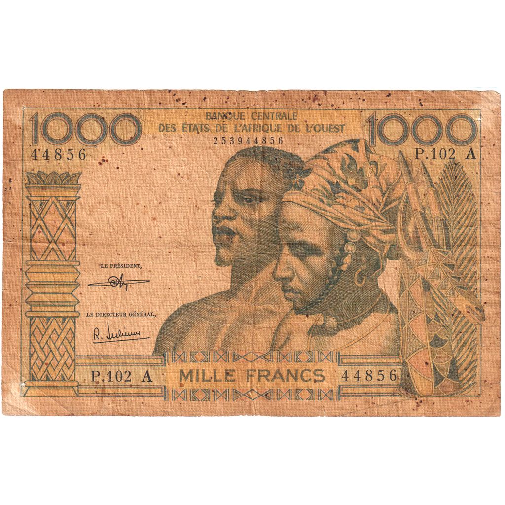 Estados del África Occidental, 1000 Francs, MC