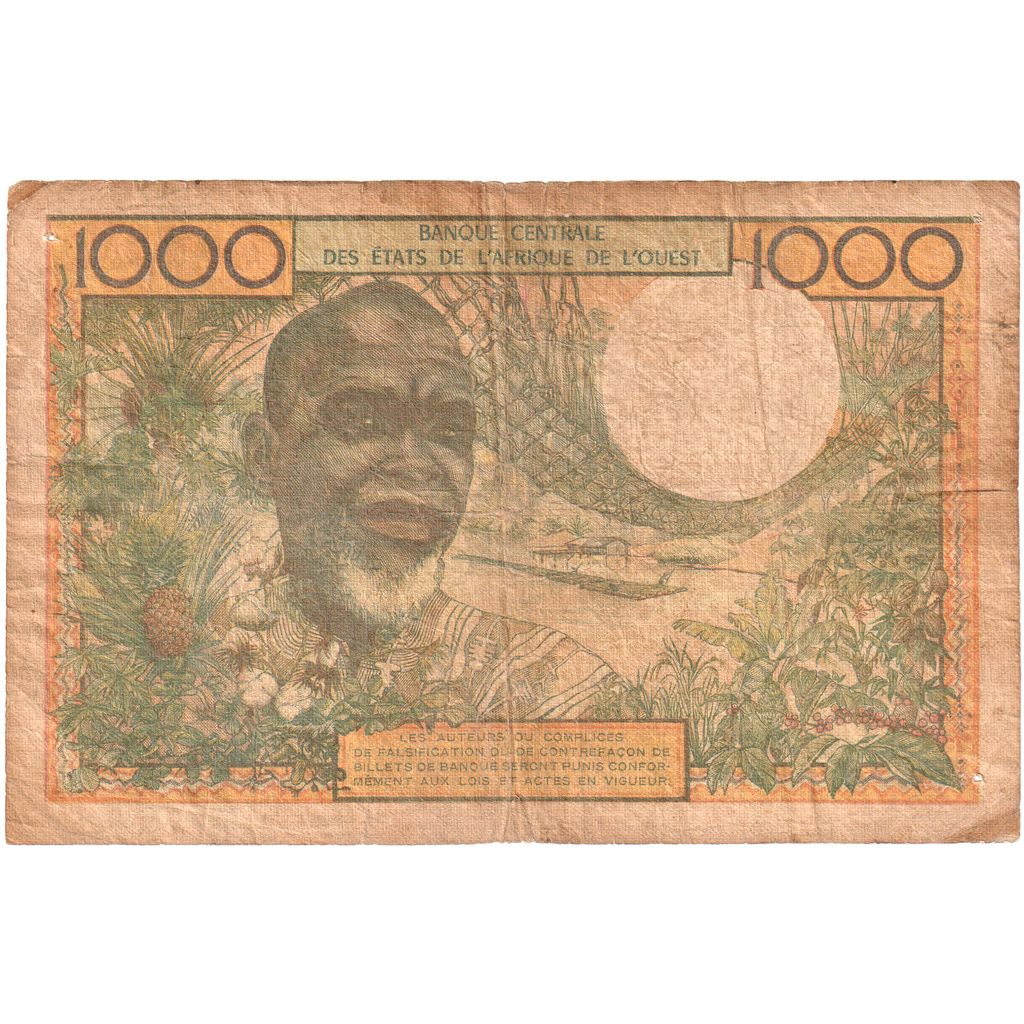 Estados del África Occidental, 1000 Francs, MC