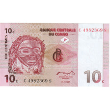 República Democrática do Congo, 10 Centimes, 1997-11-01, UNC(65-70)