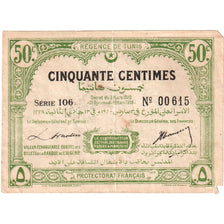 Tunisia, 50 Centimes, 1920-03-03, MB