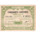 Tunisia, 50 Centimes, 1920-03-03, MB