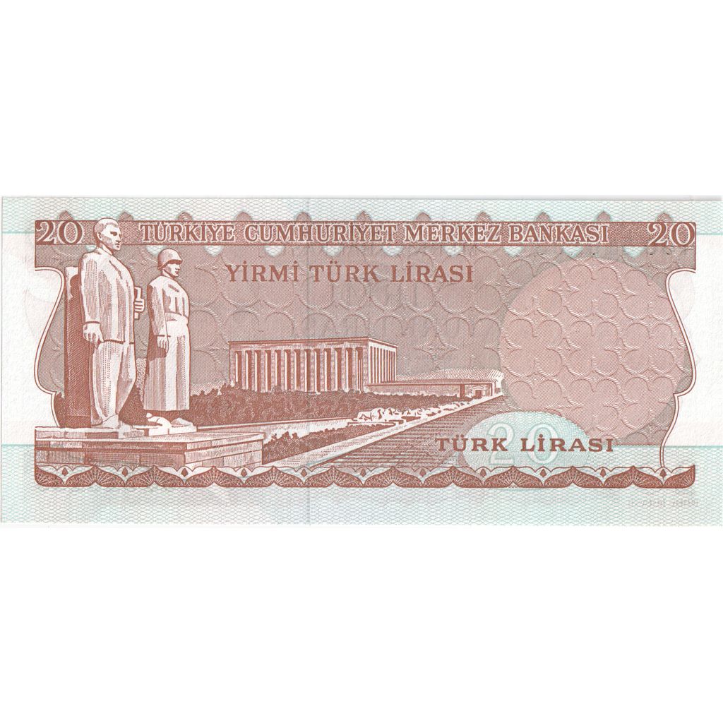 Turcja, 20 Lira, UNC(65-70)