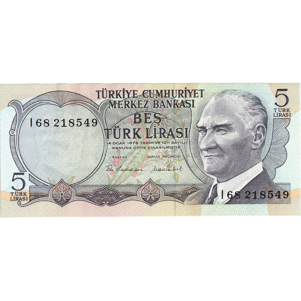 Turquía, 5 Lira, UNC