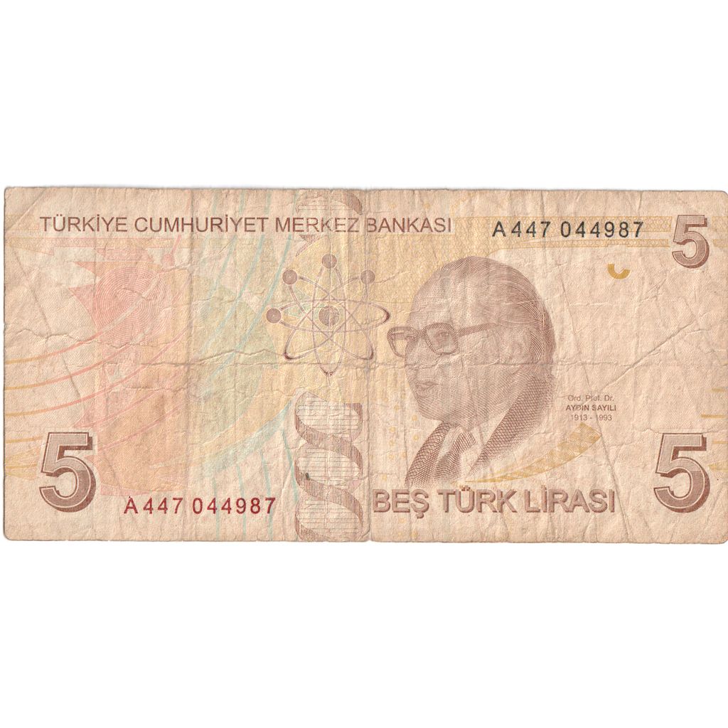 Turchia, 5 Lira, 1970, BB