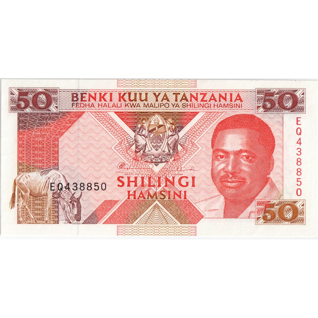 Tanzânia, 50 Shilingi, UNC(63)