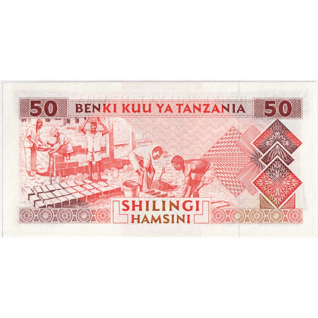 Tanzânia, 50 Shilingi, UNC(63)