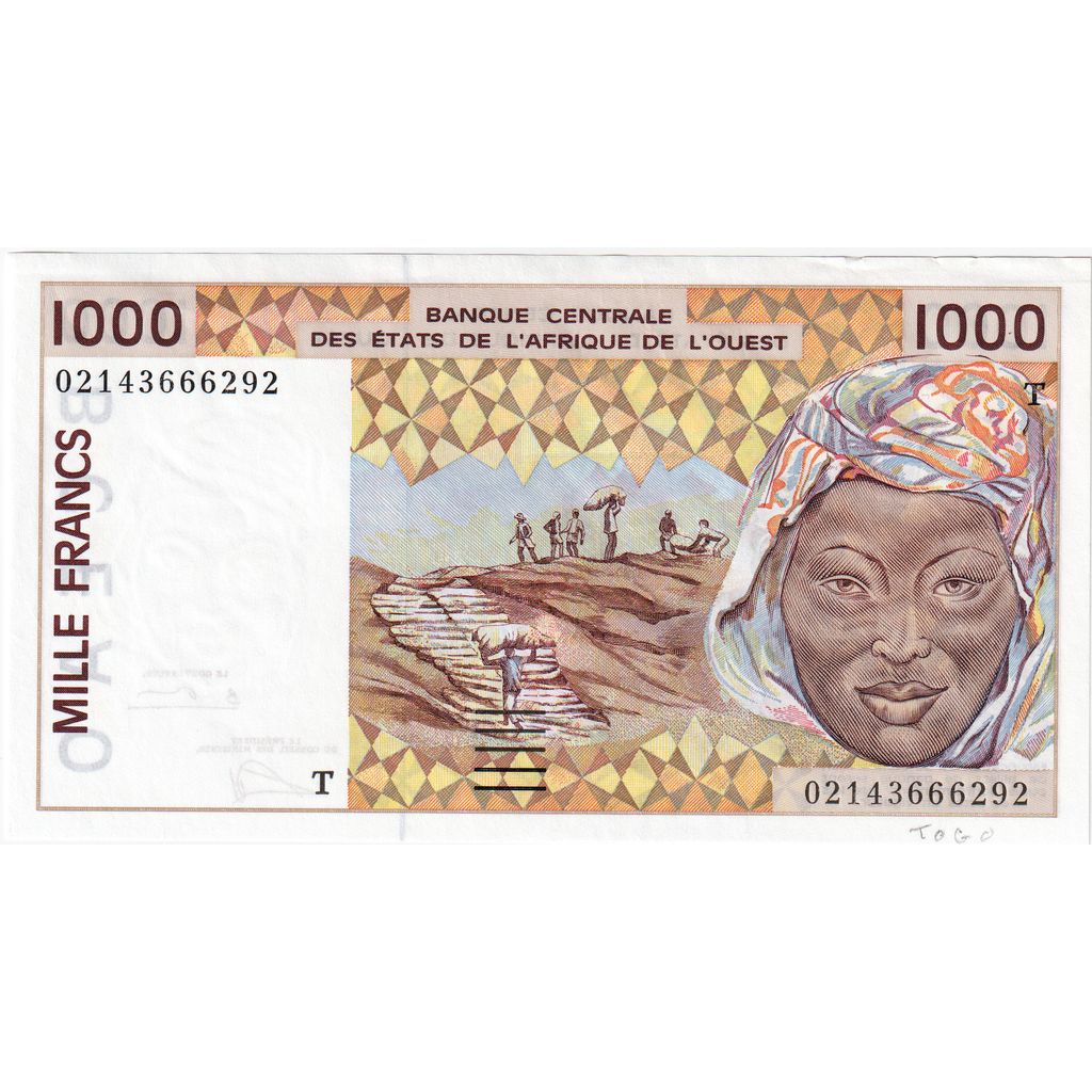 West Afrikaanse Staten, 1000 Francs, SUP