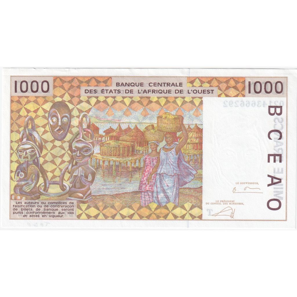 West Afrikaanse Staten, 1000 Francs, SUP