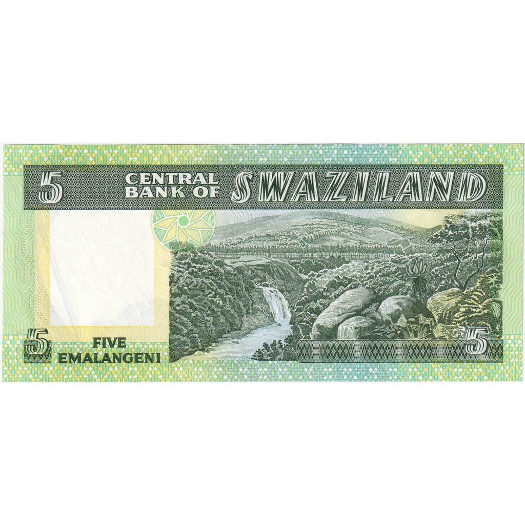 Swaziland, 5 Emalangeni, undated (1982-86), UNC(65-70)