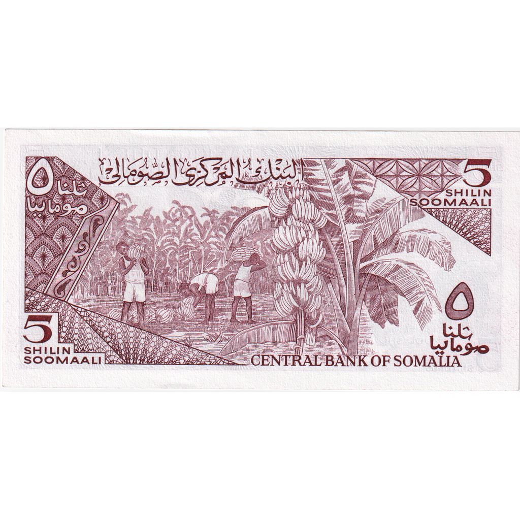 Somalie, 5 Shilin = 5 Shillings, 1982-12-30, NEUF
