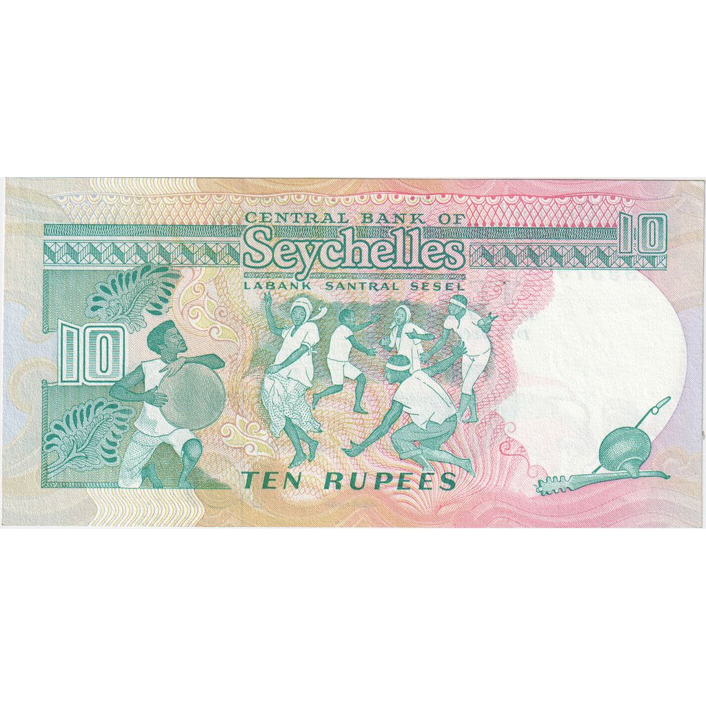 Seychelles, 10 Rupees, Undated (1989), SS