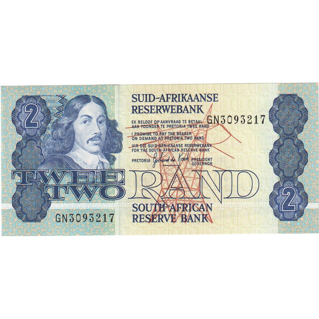 South Africa, 2 Rand, VF(20-25)