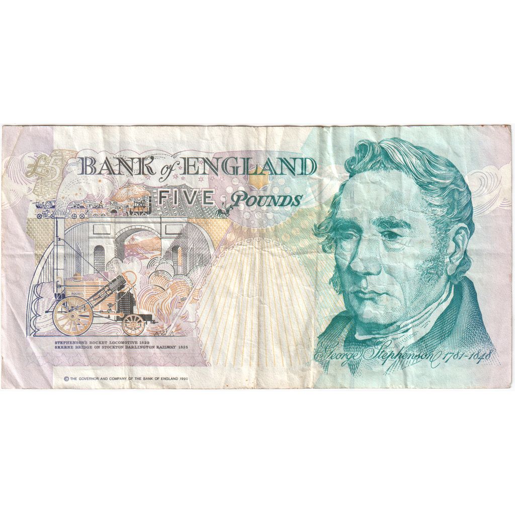 Great Britain, 5 Pounds, EF(40-45)