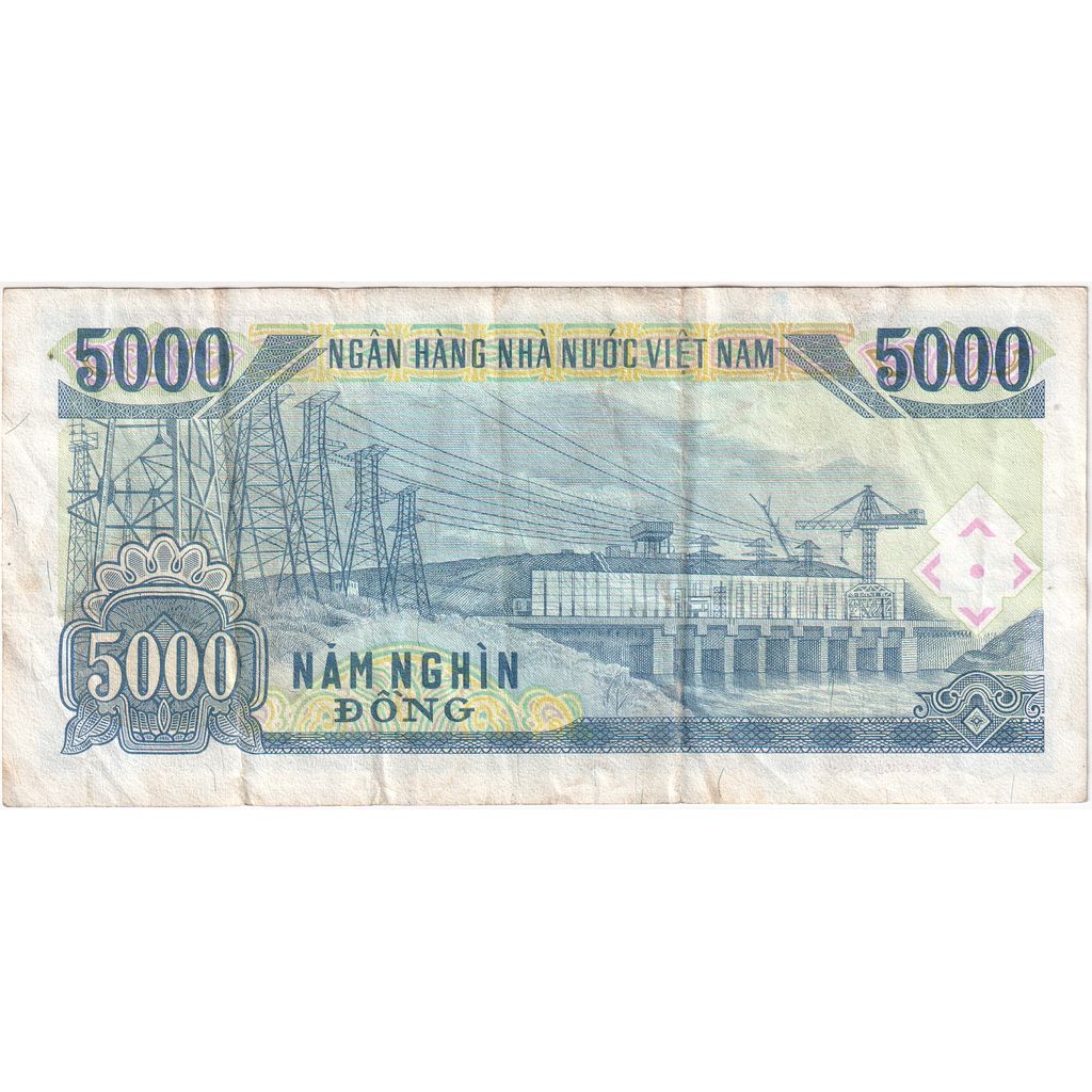 Wietnam, 5000 D<ox>ng, EF(40-45)