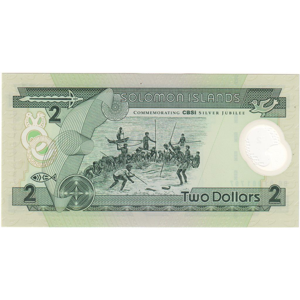 Isole Salomone, 2 Dollars, FDS