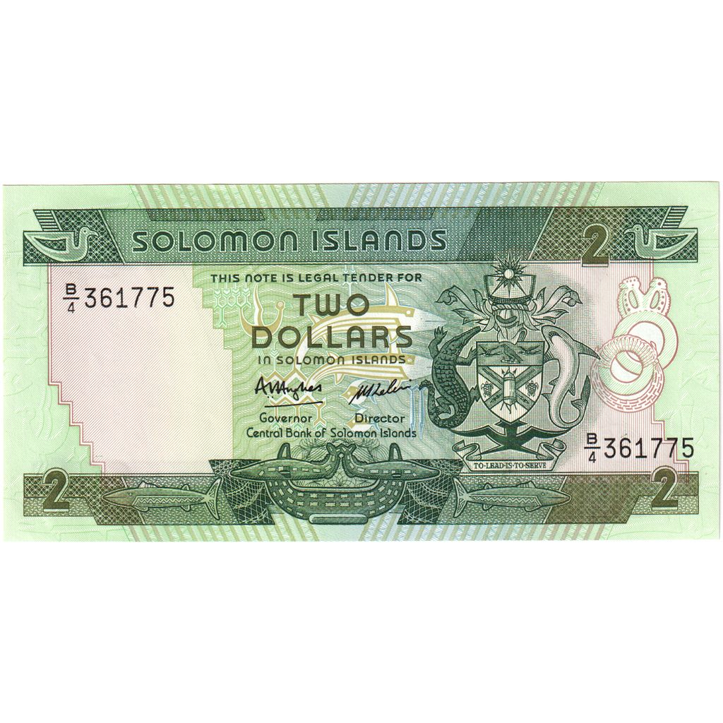 Islas Salomón, 2 Dollars, UNC