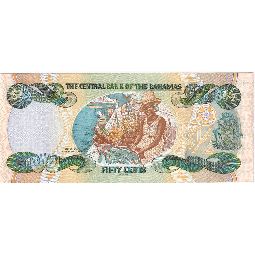 Bahamas, 1/2 Dollar, NEUF