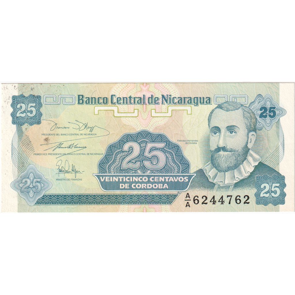 Billete, 25 Centavos, 1990, Nicaragua, KM:170a, UNC