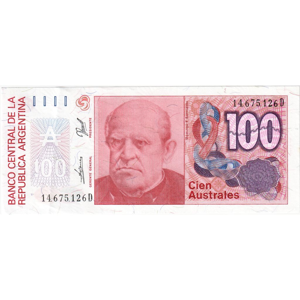 Argentina, 100 Australes, FDS