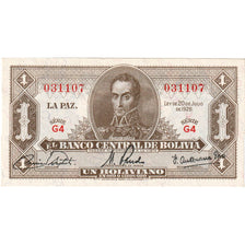 Bolivia, 1 Boliviano, UNC(65-70)