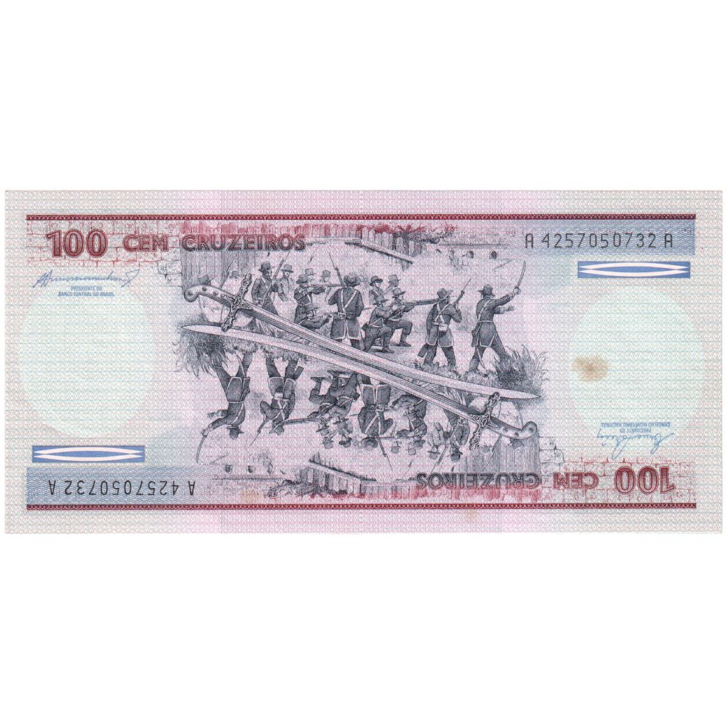 Brazil, 100 Cruzeiros, VF(20-25)