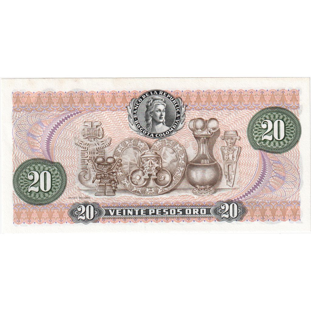 Colombia, 20 Pesos Oro, 1983-01-01, FDS
