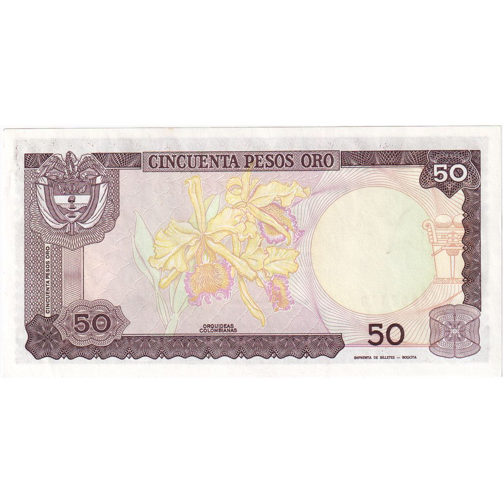 Colombia, 50 Pesos Oro, 1985-01-01, UNC(65-70)