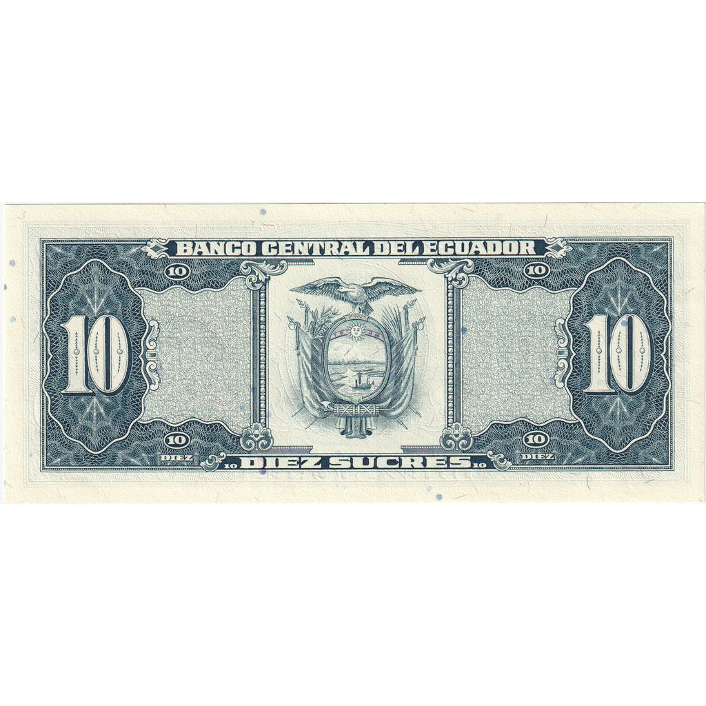 Ecuador, 10 Sucres, 1986-04-29, UNZ