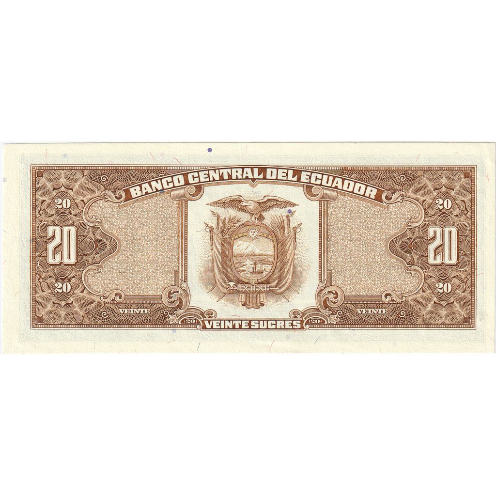 Ecuador, 20 Sucres, 1988-11-22, UNZ