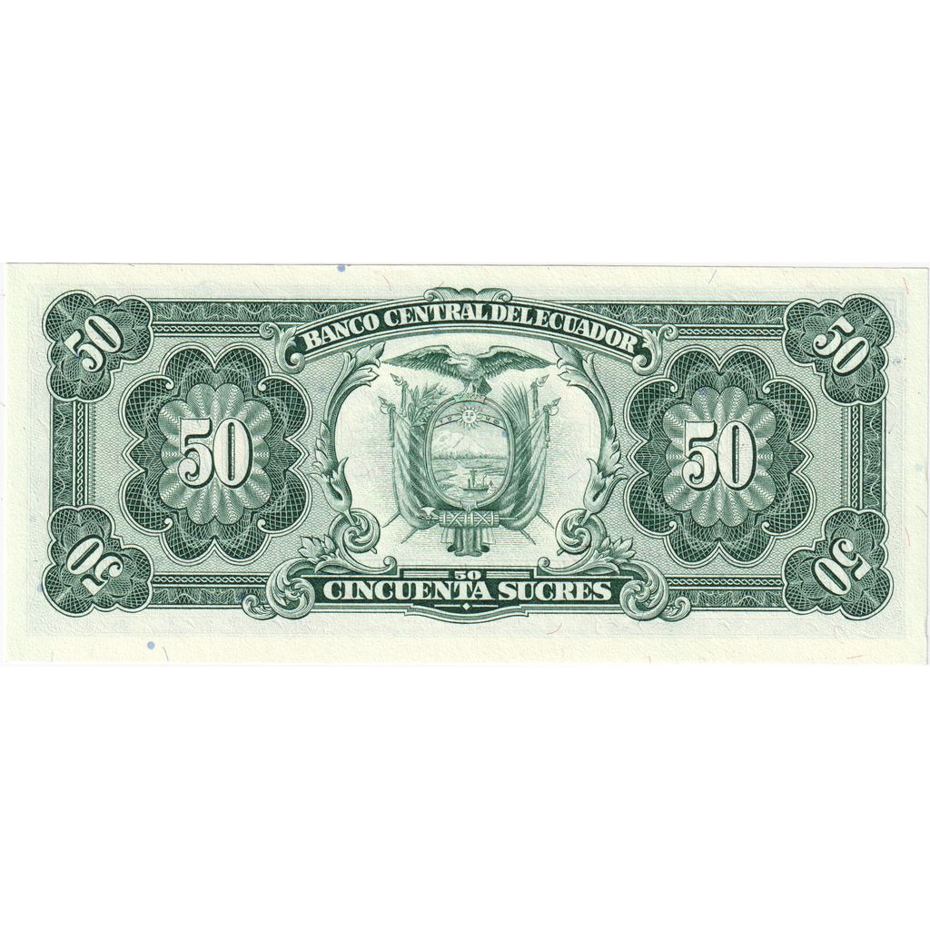 Ecuador, 50 Sucres, 1988-11-22, FDS