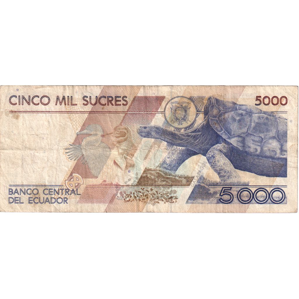Ecuador, 5000 Sucres, 1996-01-13, MB