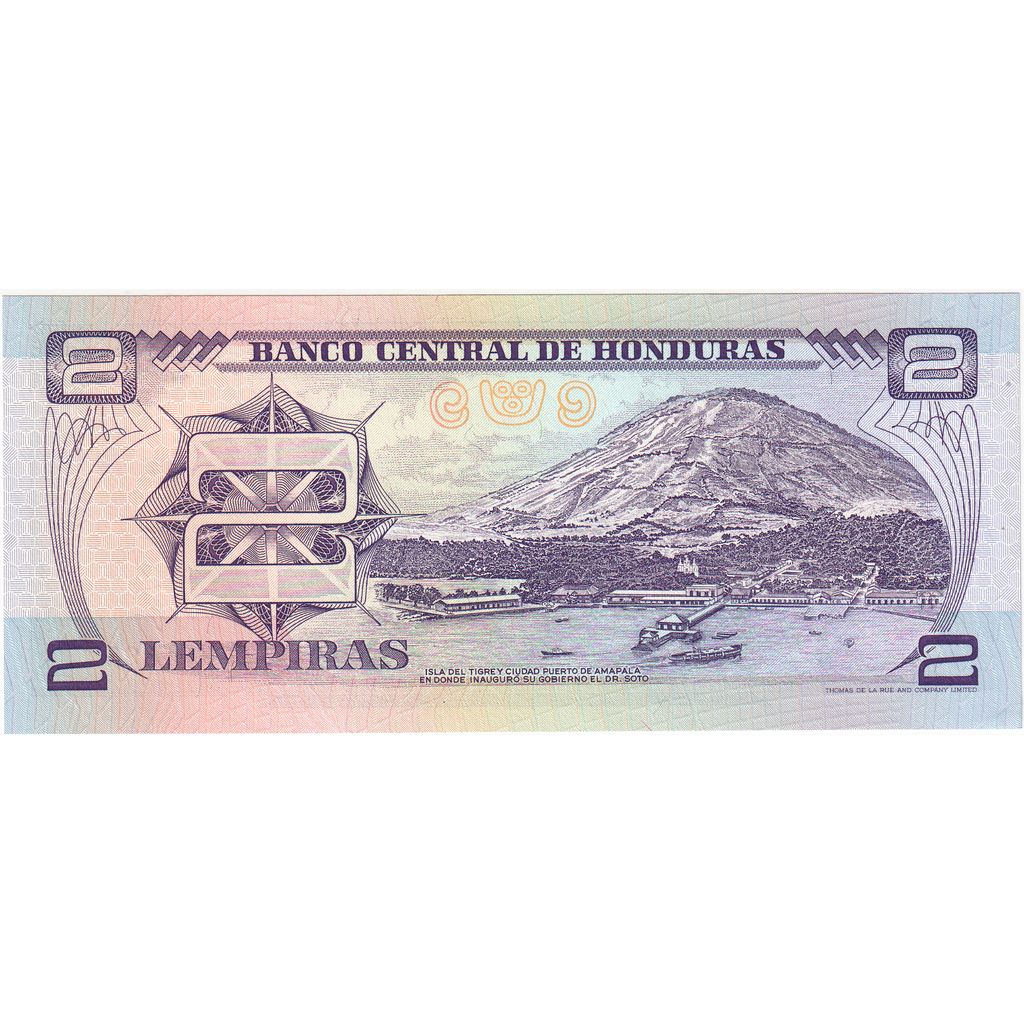 Honduras, 2 Lempiras, 1994-05-12, UNC(65-70)