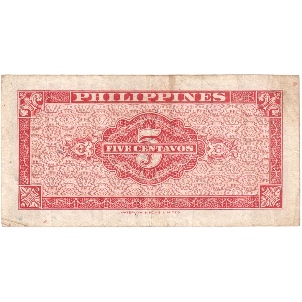 Filipinas, 5 Centavos, EF(40-45)