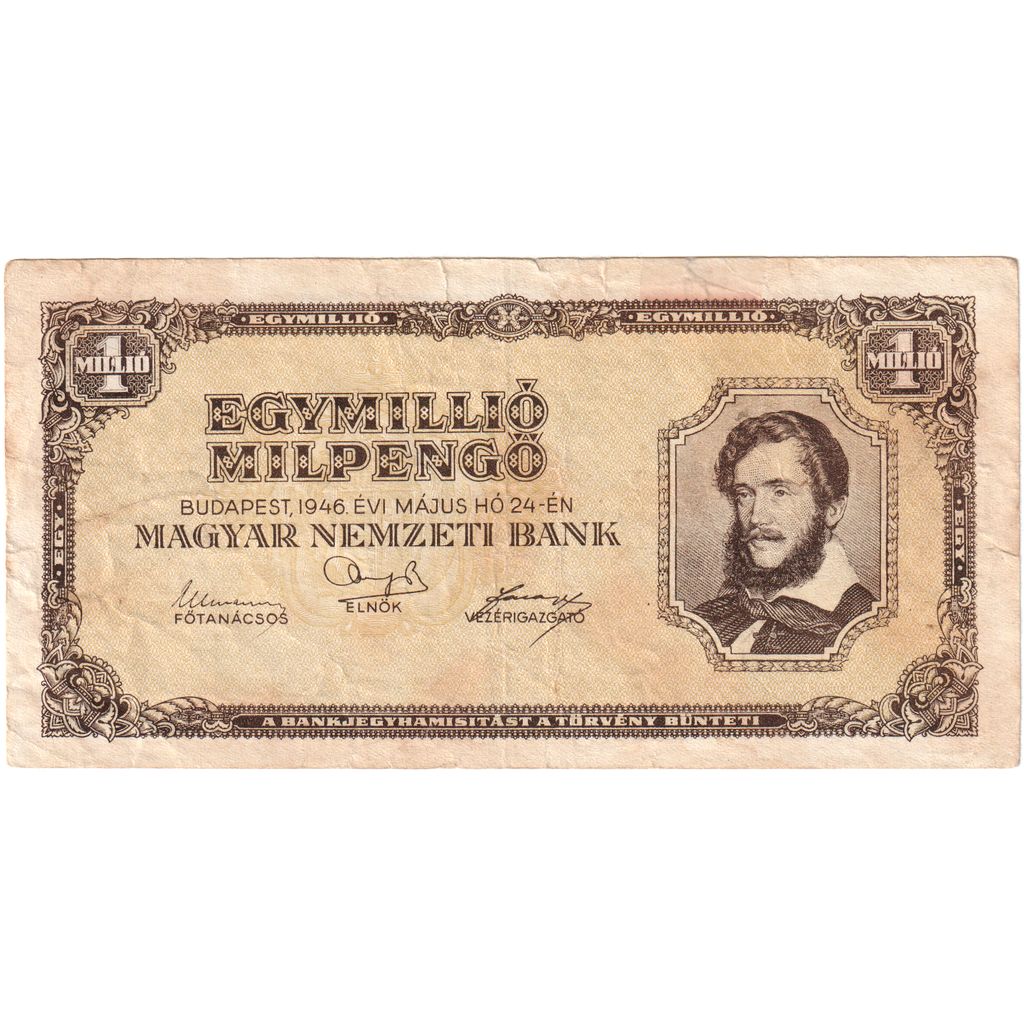 Hungria, 1,000,000 B.-Pengö, 1946-06-03, UNC(63)