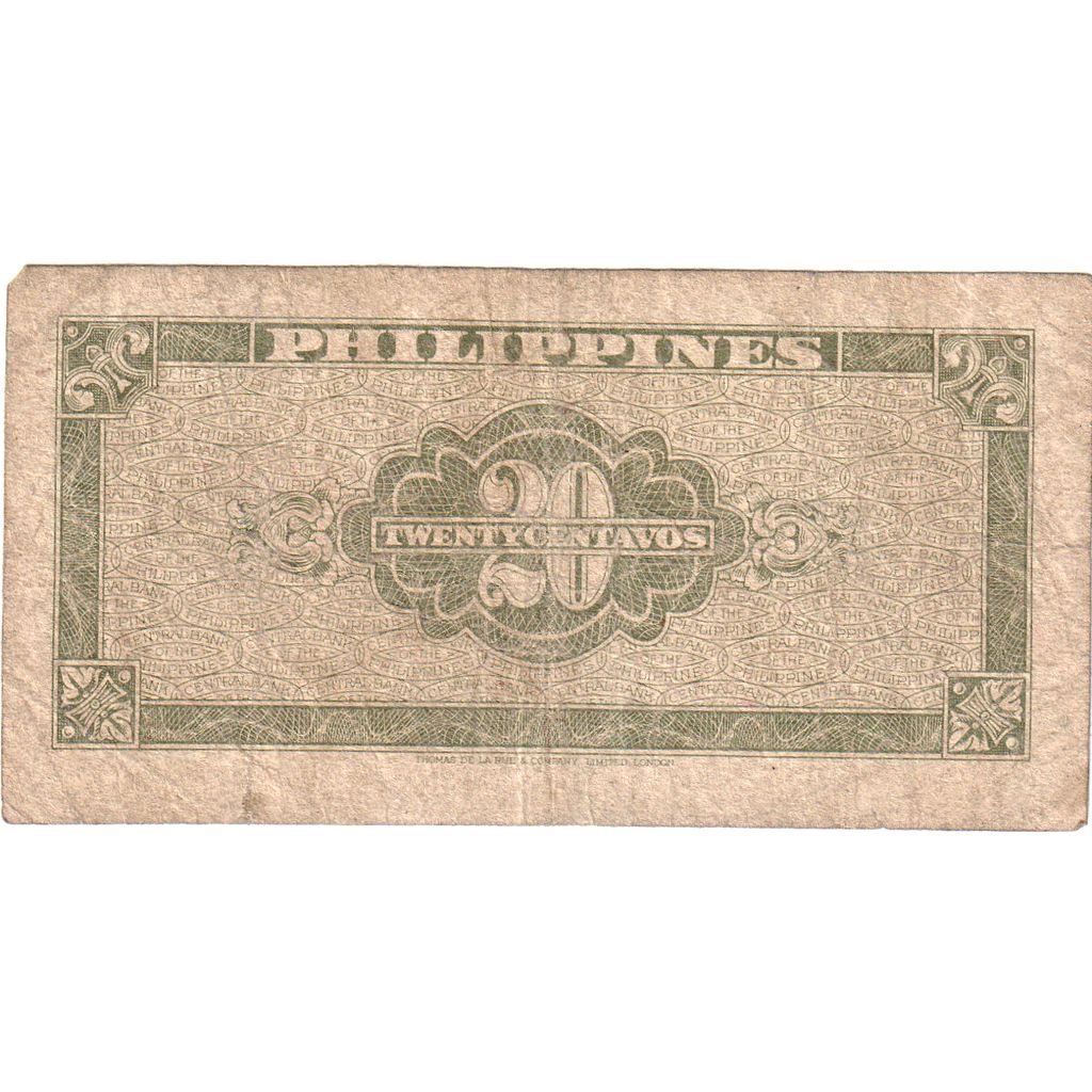 Philippines, 20 Centavos, VG(8-10)