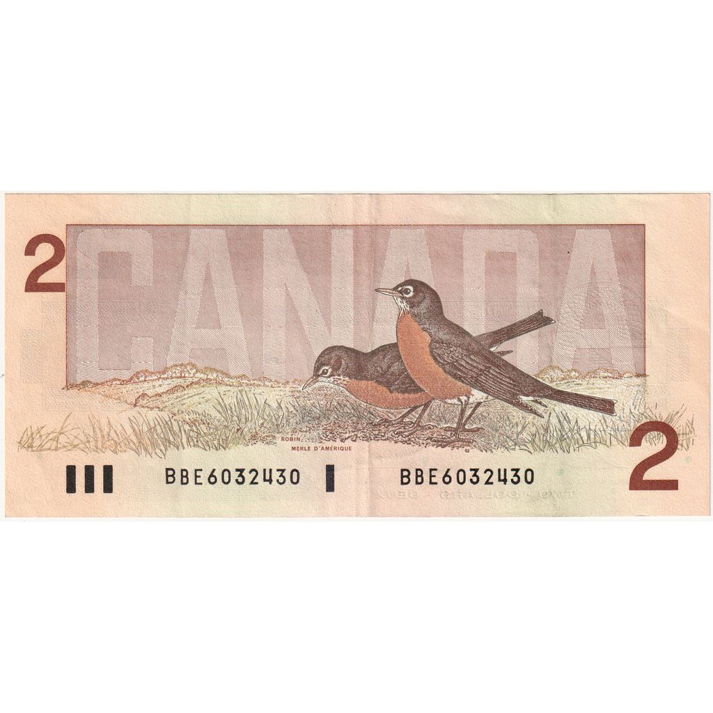 Canada, 2 Dollars, Undated (1986), TB