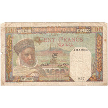 Algieria, 100 Francs, 1945-07-20, VG(8-10)