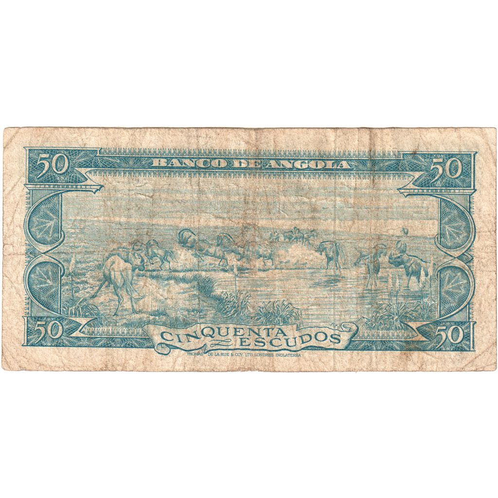 Angola, 50 Escudos, 1970-06-10, AG(1-3)
