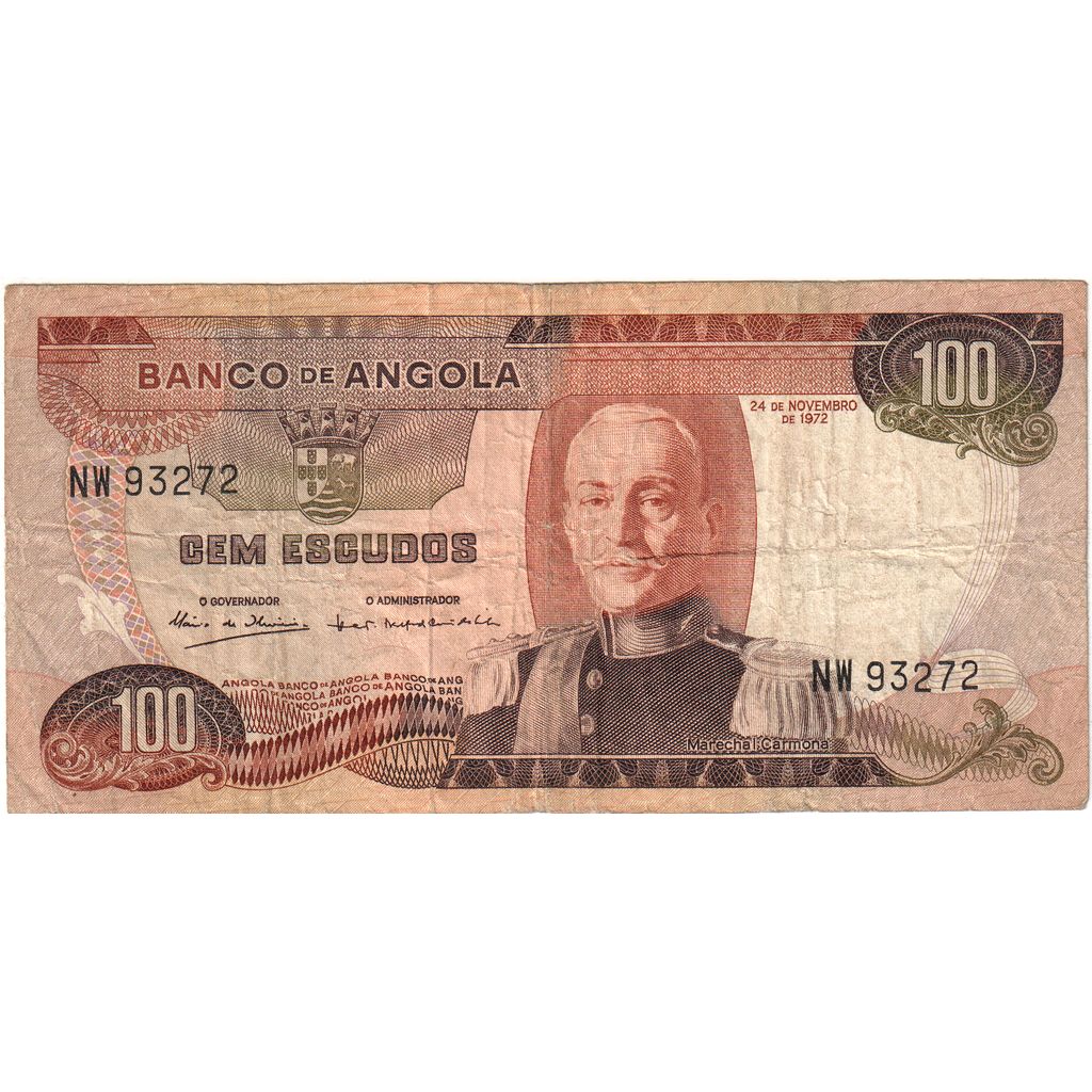 Angola, 100 Escudos, 1972-11-24, TB