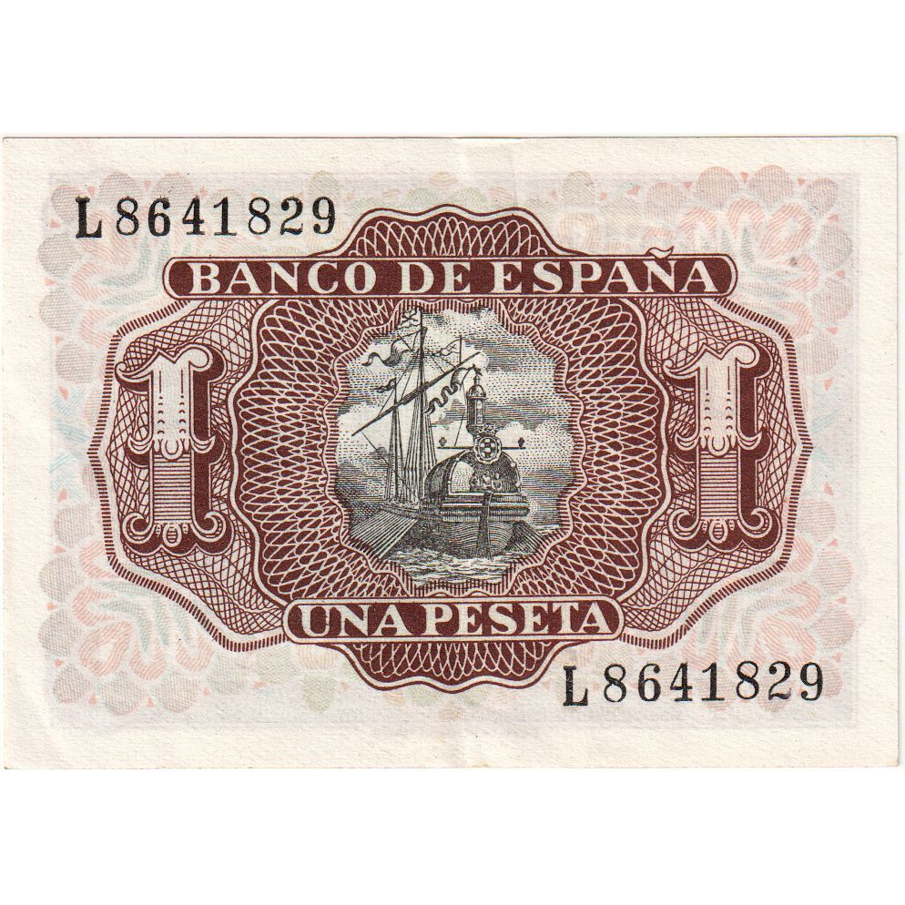 Spanien, 1 Peseta, 1953-07-22, UNZ-