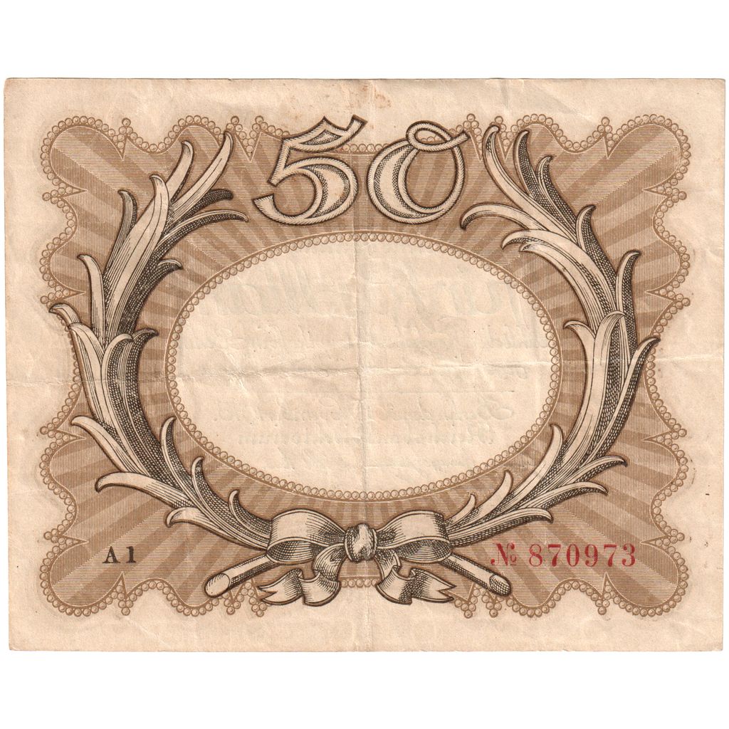 Germany, 50 Mark, 1918-11-30, AU(55-58)