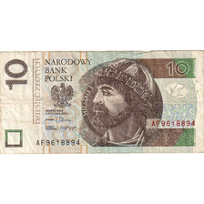 Poland, 10 Zlotych, 1994-03-25, VF(20-25)